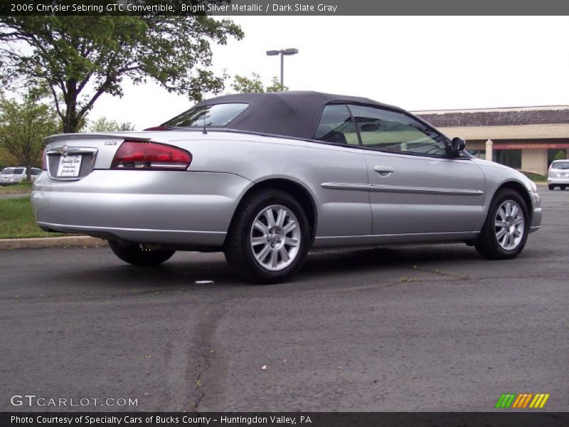 Bright Silver Metallic / Dark Slate Gray 2006 Chrysler Sebring GTC Convertible