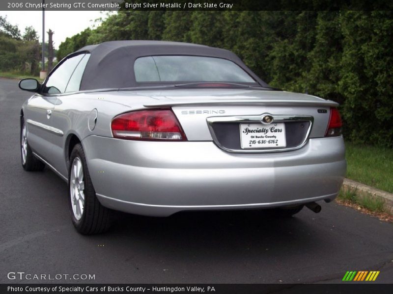 Bright Silver Metallic / Dark Slate Gray 2006 Chrysler Sebring GTC Convertible