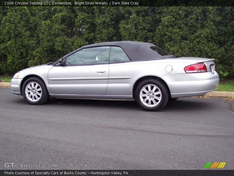 Bright Silver Metallic / Dark Slate Gray 2006 Chrysler Sebring GTC Convertible