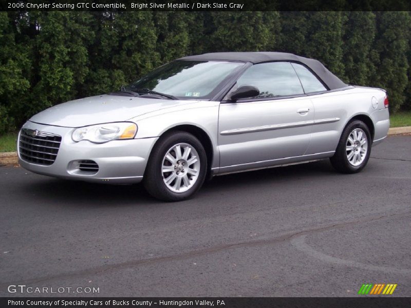 Bright Silver Metallic / Dark Slate Gray 2006 Chrysler Sebring GTC Convertible