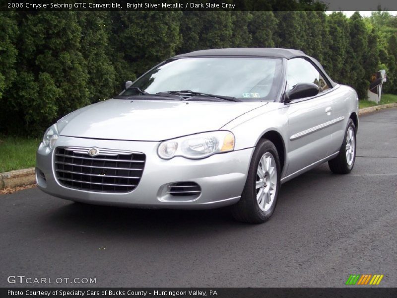 Bright Silver Metallic / Dark Slate Gray 2006 Chrysler Sebring GTC Convertible