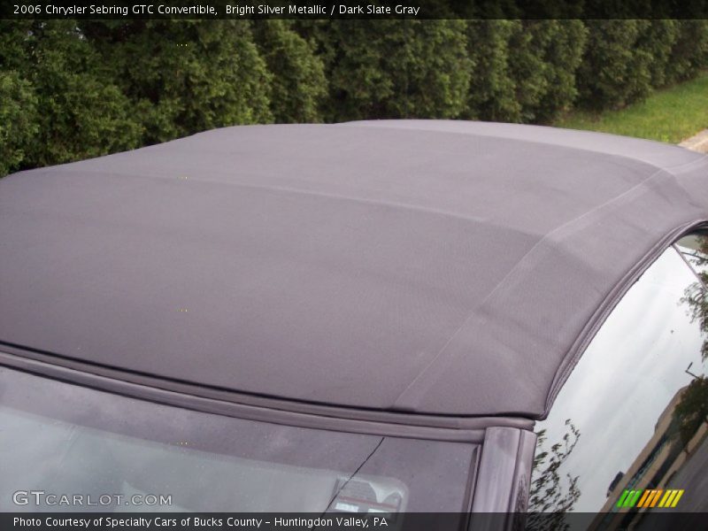 Bright Silver Metallic / Dark Slate Gray 2006 Chrysler Sebring GTC Convertible