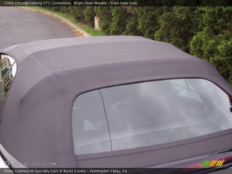 Bright Silver Metallic / Dark Slate Gray 2006 Chrysler Sebring GTC Convertible