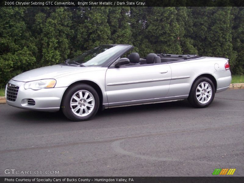 Bright Silver Metallic / Dark Slate Gray 2006 Chrysler Sebring GTC Convertible