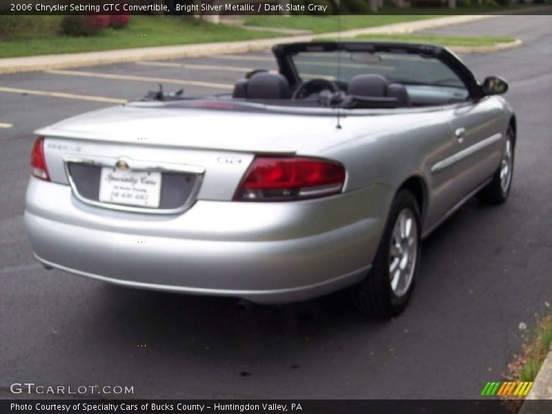 Bright Silver Metallic / Dark Slate Gray 2006 Chrysler Sebring GTC Convertible