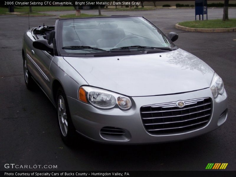 Bright Silver Metallic / Dark Slate Gray 2006 Chrysler Sebring GTC Convertible