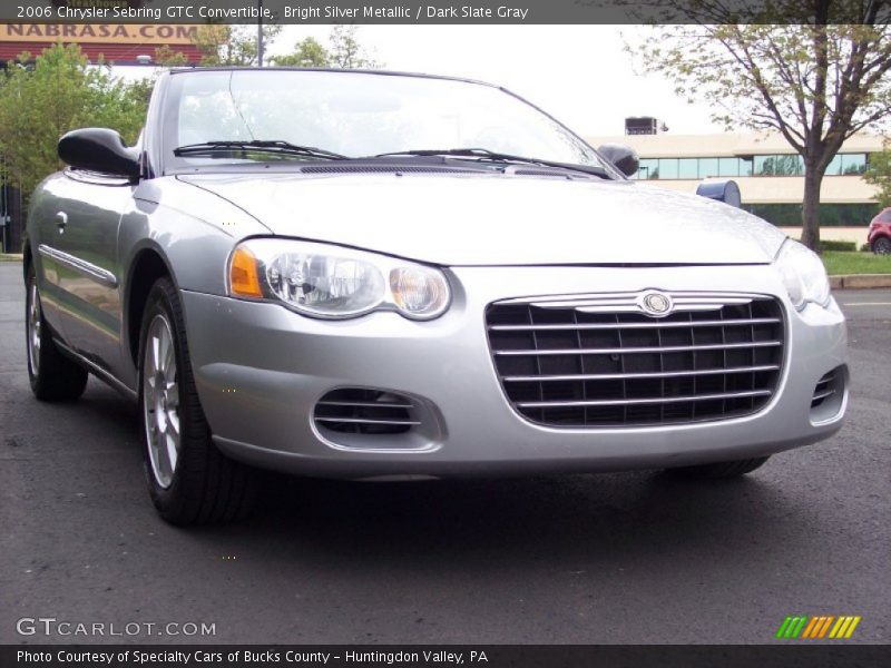 Bright Silver Metallic / Dark Slate Gray 2006 Chrysler Sebring GTC Convertible