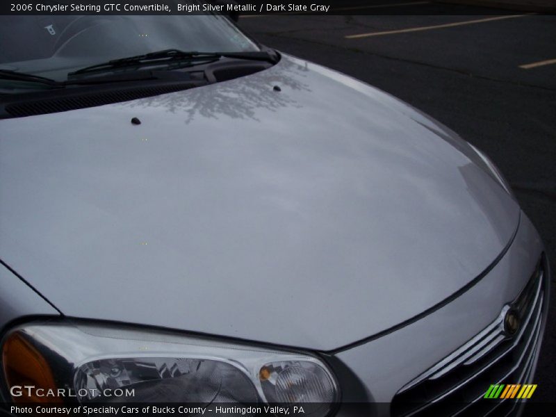 Bright Silver Metallic / Dark Slate Gray 2006 Chrysler Sebring GTC Convertible
