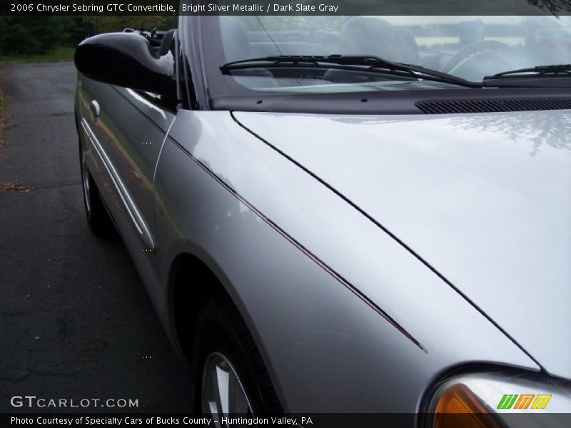 Bright Silver Metallic / Dark Slate Gray 2006 Chrysler Sebring GTC Convertible