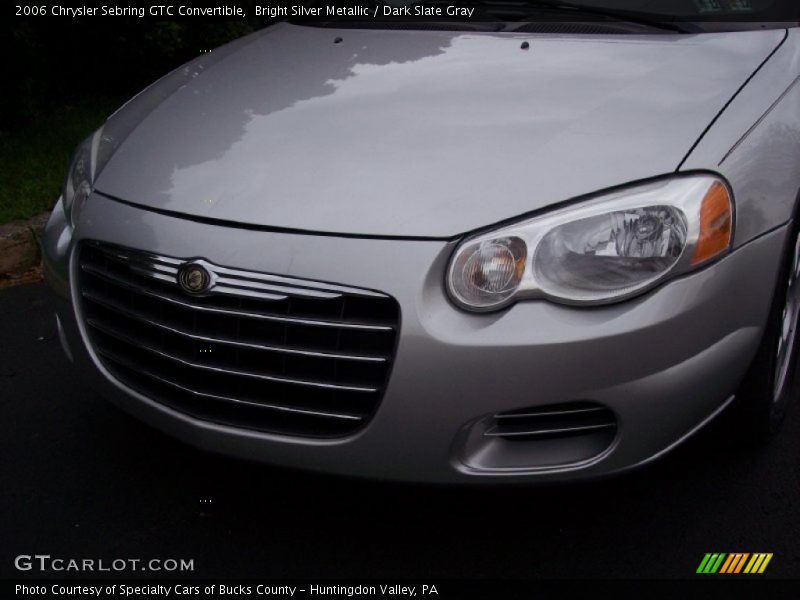 Bright Silver Metallic / Dark Slate Gray 2006 Chrysler Sebring GTC Convertible