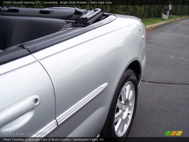 Bright Silver Metallic / Dark Slate Gray 2006 Chrysler Sebring GTC Convertible