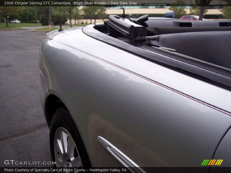Bright Silver Metallic / Dark Slate Gray 2006 Chrysler Sebring GTC Convertible
