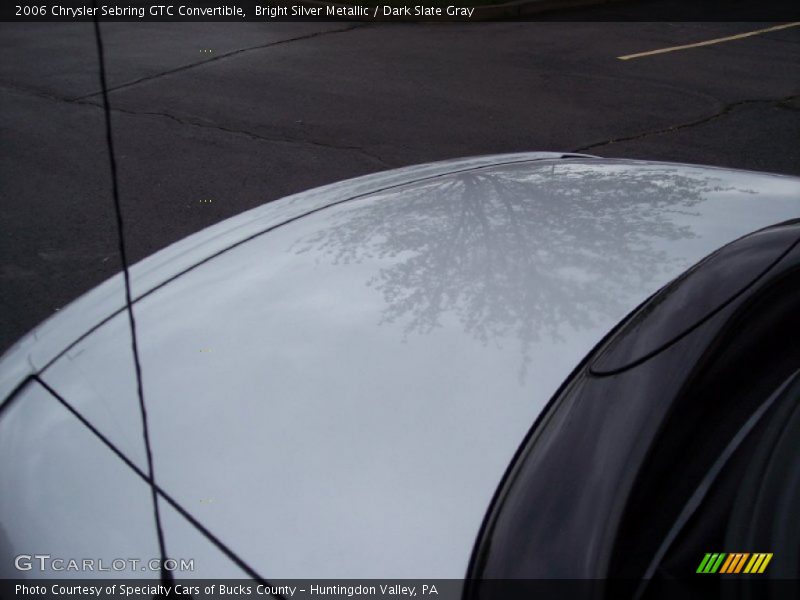Bright Silver Metallic / Dark Slate Gray 2006 Chrysler Sebring GTC Convertible
