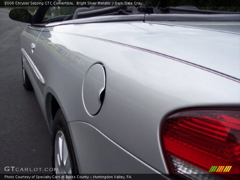 Bright Silver Metallic / Dark Slate Gray 2006 Chrysler Sebring GTC Convertible