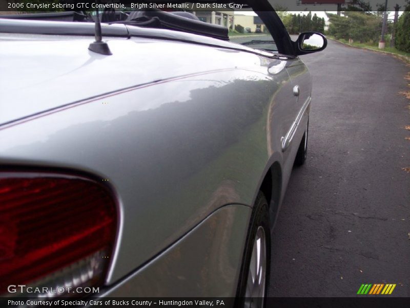 Bright Silver Metallic / Dark Slate Gray 2006 Chrysler Sebring GTC Convertible