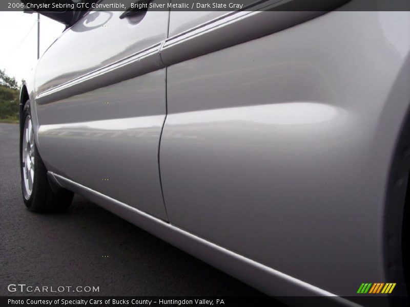 Bright Silver Metallic / Dark Slate Gray 2006 Chrysler Sebring GTC Convertible