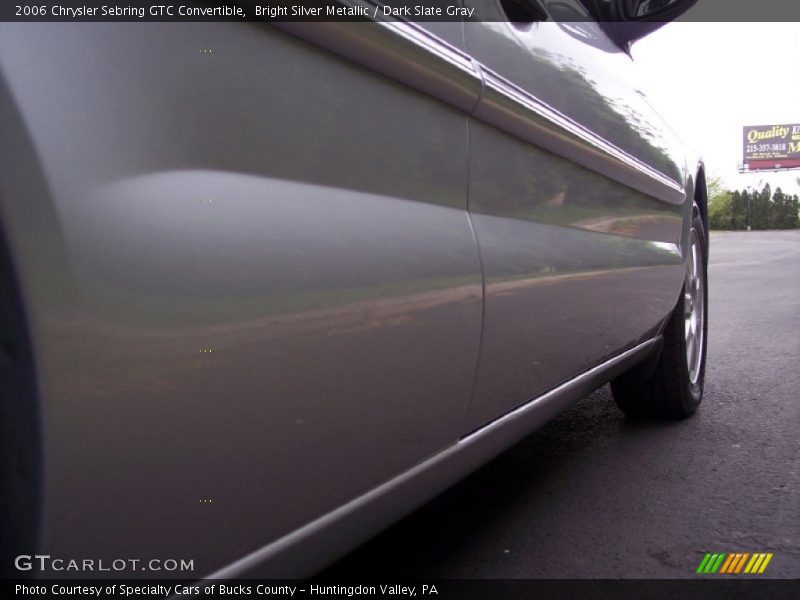 Bright Silver Metallic / Dark Slate Gray 2006 Chrysler Sebring GTC Convertible