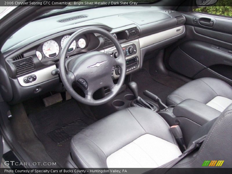 Bright Silver Metallic / Dark Slate Gray 2006 Chrysler Sebring GTC Convertible