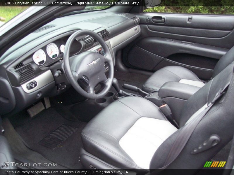 Bright Silver Metallic / Dark Slate Gray 2006 Chrysler Sebring GTC Convertible