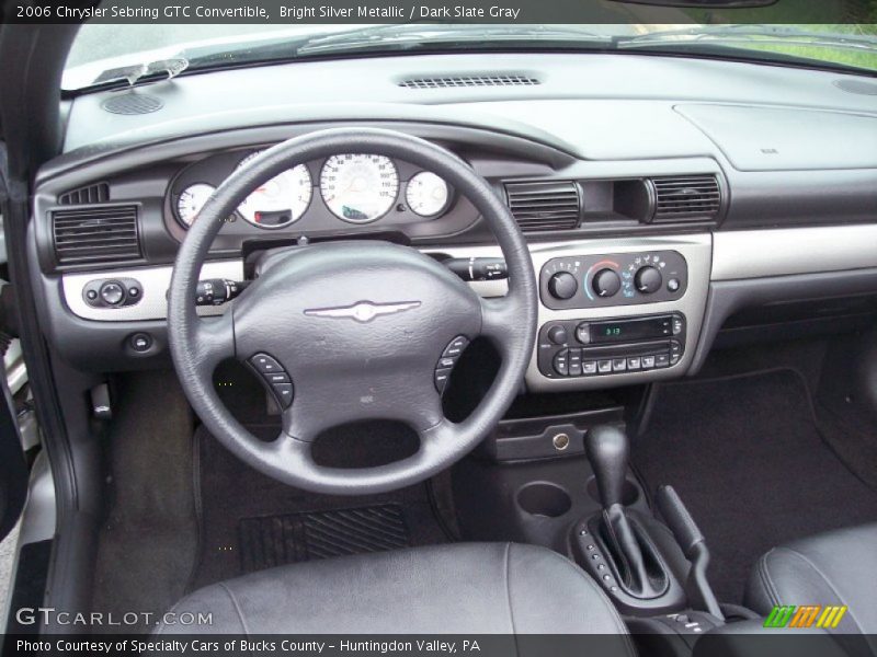 Bright Silver Metallic / Dark Slate Gray 2006 Chrysler Sebring GTC Convertible