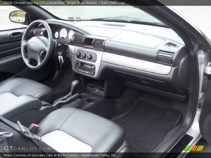 Bright Silver Metallic / Dark Slate Gray 2006 Chrysler Sebring GTC Convertible