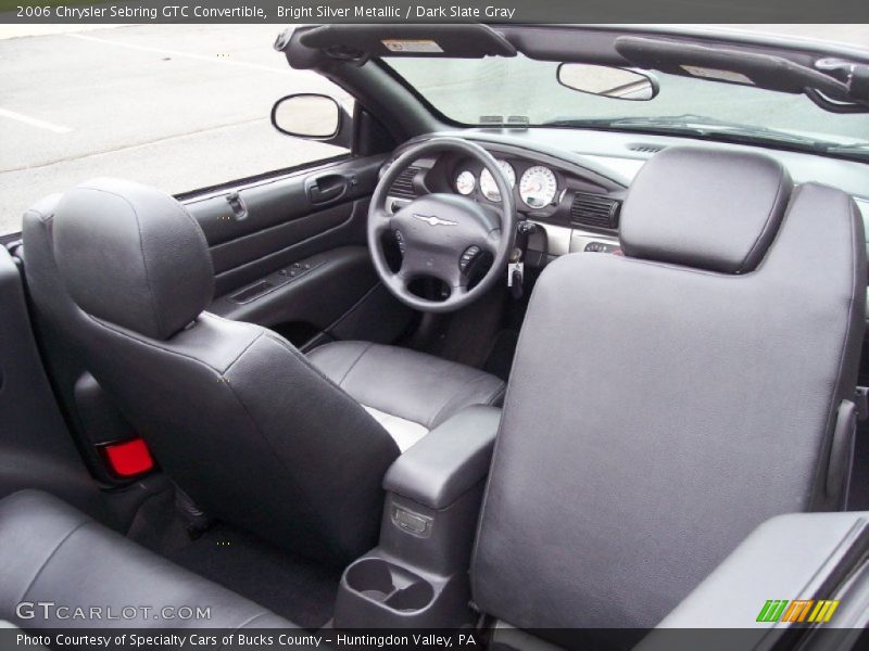 Bright Silver Metallic / Dark Slate Gray 2006 Chrysler Sebring GTC Convertible