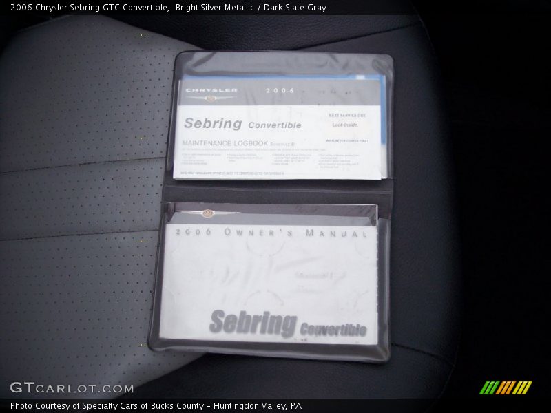 Bright Silver Metallic / Dark Slate Gray 2006 Chrysler Sebring GTC Convertible