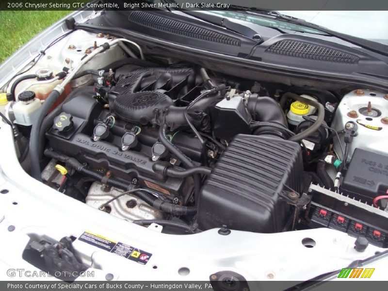 Bright Silver Metallic / Dark Slate Gray 2006 Chrysler Sebring GTC Convertible