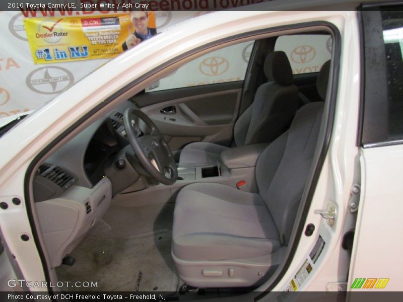 Super White / Ash Gray 2010 Toyota Camry LE