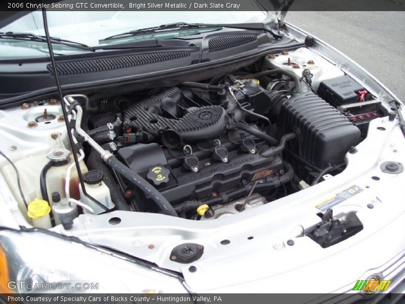Bright Silver Metallic / Dark Slate Gray 2006 Chrysler Sebring GTC Convertible