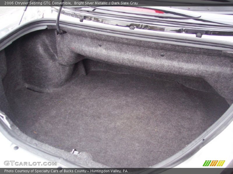 Bright Silver Metallic / Dark Slate Gray 2006 Chrysler Sebring GTC Convertible