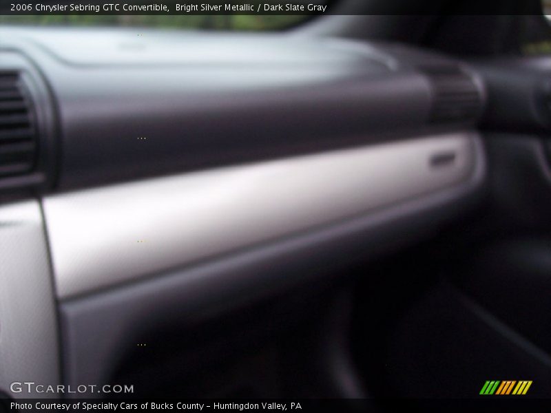 Bright Silver Metallic / Dark Slate Gray 2006 Chrysler Sebring GTC Convertible
