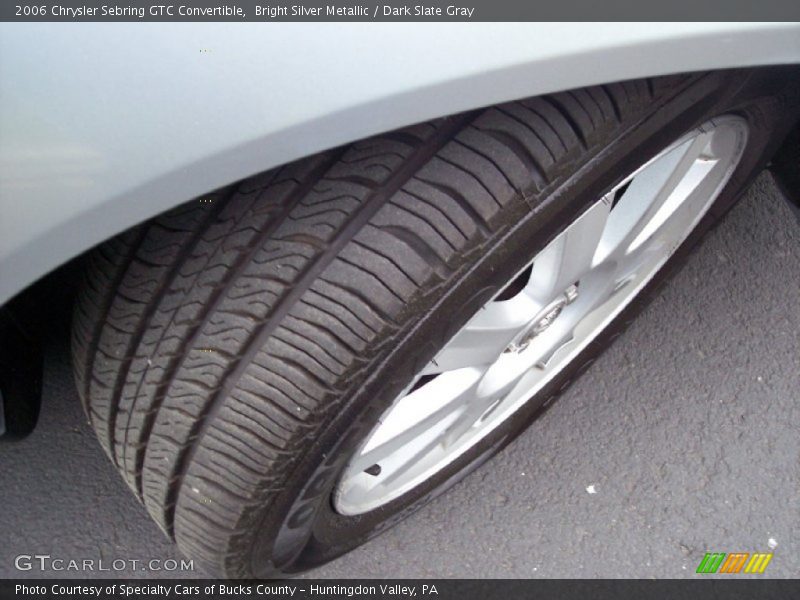 Bright Silver Metallic / Dark Slate Gray 2006 Chrysler Sebring GTC Convertible