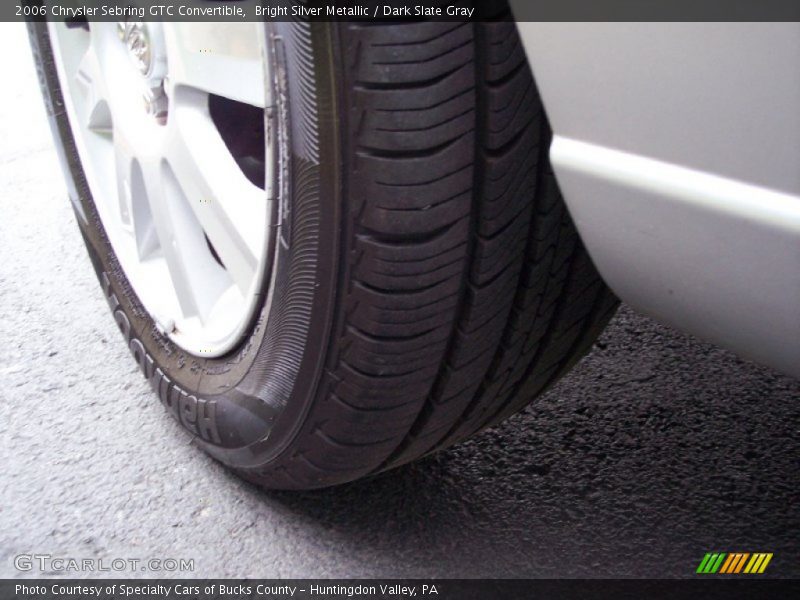 Bright Silver Metallic / Dark Slate Gray 2006 Chrysler Sebring GTC Convertible