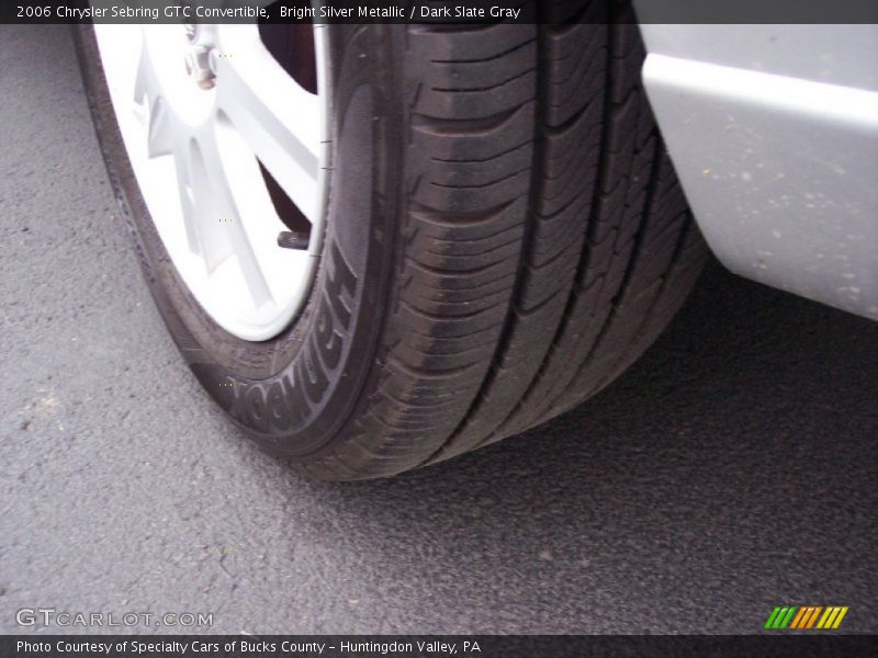 Bright Silver Metallic / Dark Slate Gray 2006 Chrysler Sebring GTC Convertible