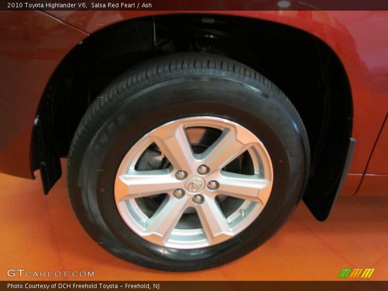 Salsa Red Pearl / Ash 2010 Toyota Highlander V6