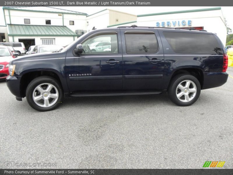 Dark Blue Metallic / Light Titanium/Dark Titanium 2007 Chevrolet Suburban 1500 LT