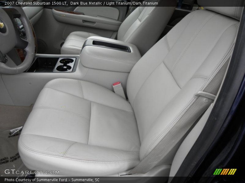 Dark Blue Metallic / Light Titanium/Dark Titanium 2007 Chevrolet Suburban 1500 LT