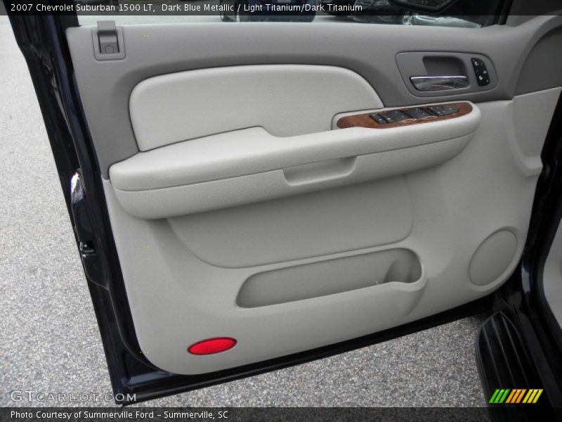 Dark Blue Metallic / Light Titanium/Dark Titanium 2007 Chevrolet Suburban 1500 LT