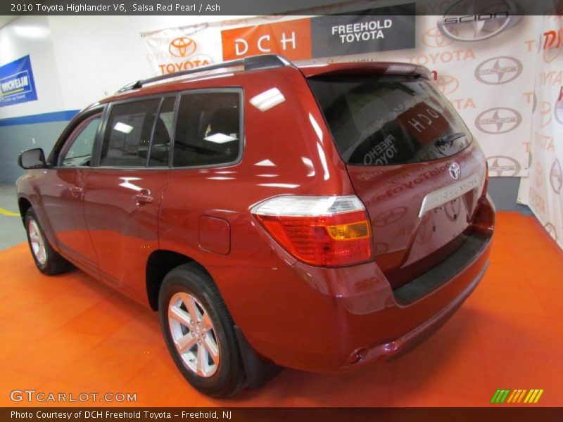 Salsa Red Pearl / Ash 2010 Toyota Highlander V6