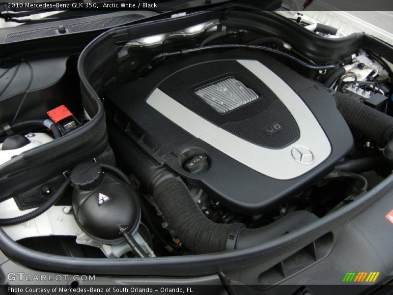 Arctic White / Black 2010 Mercedes-Benz GLK 350