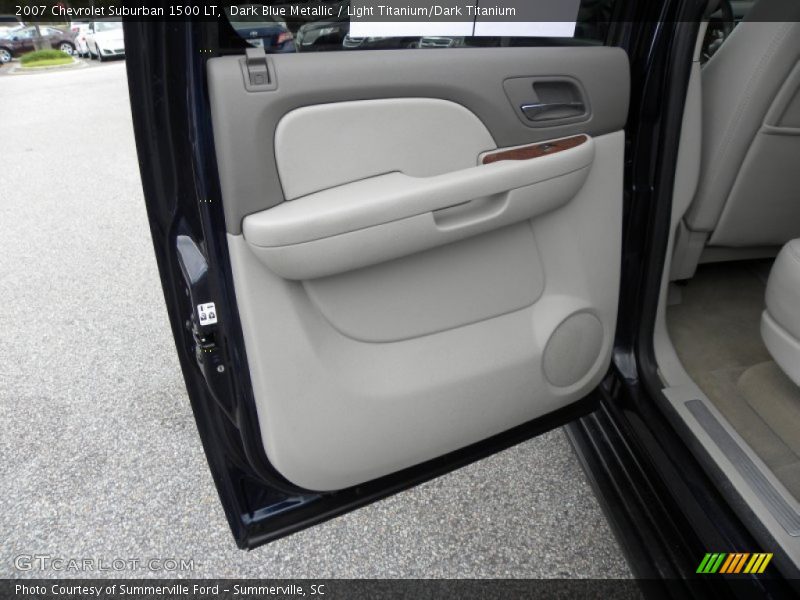 Dark Blue Metallic / Light Titanium/Dark Titanium 2007 Chevrolet Suburban 1500 LT
