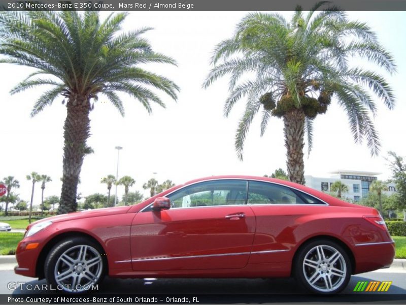 Mars Red / Almond Beige 2010 Mercedes-Benz E 350 Coupe