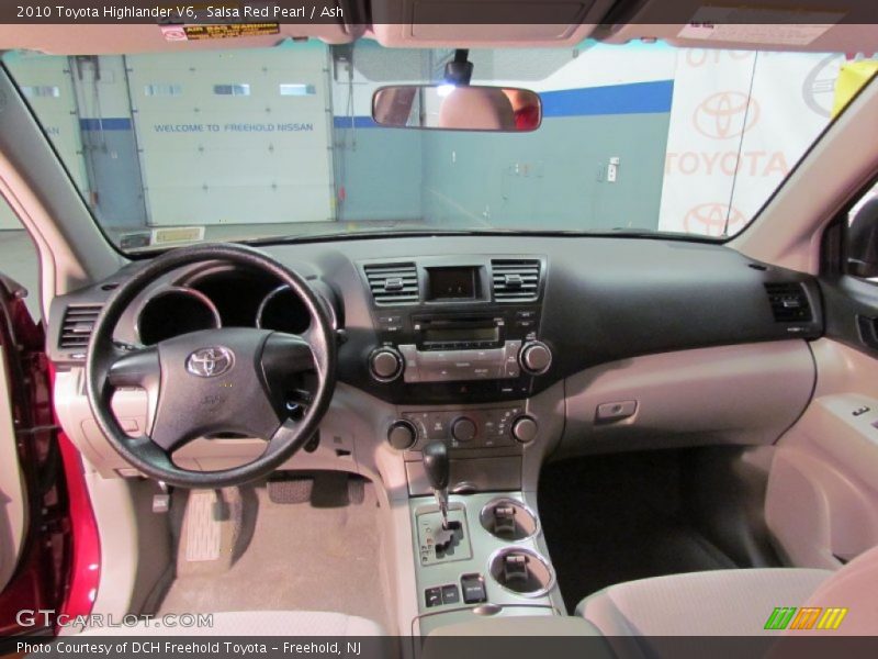Salsa Red Pearl / Ash 2010 Toyota Highlander V6