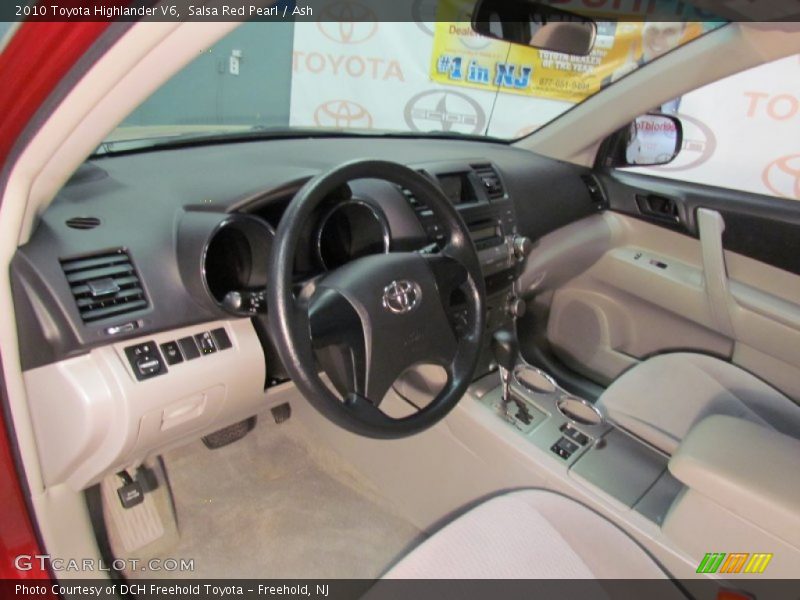 Salsa Red Pearl / Ash 2010 Toyota Highlander V6