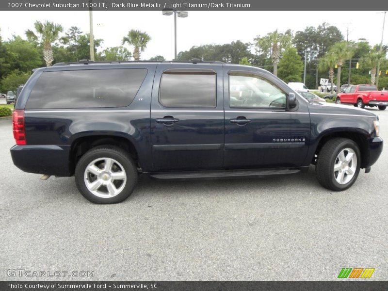 Dark Blue Metallic / Light Titanium/Dark Titanium 2007 Chevrolet Suburban 1500 LT