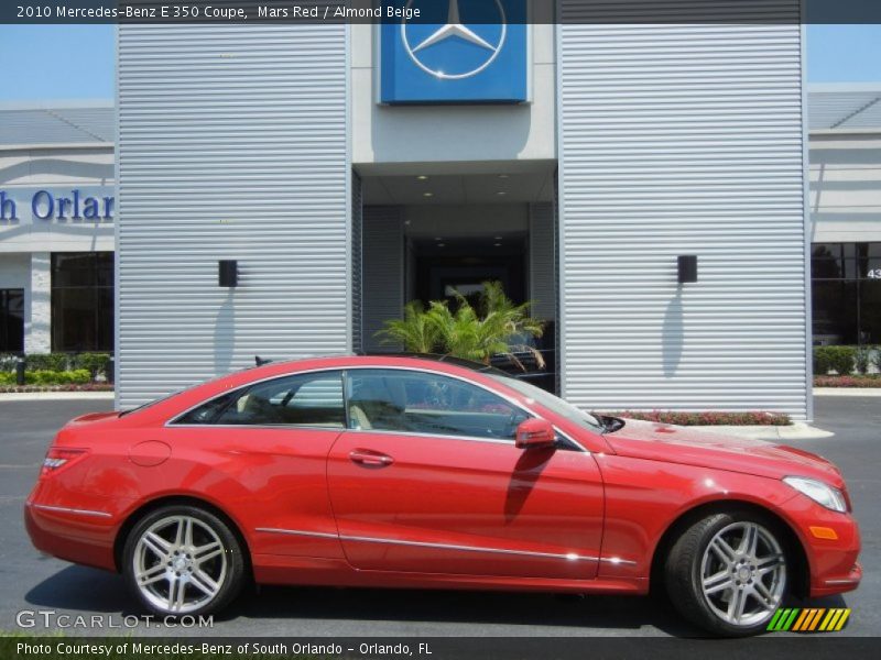 Mars Red / Almond Beige 2010 Mercedes-Benz E 350 Coupe