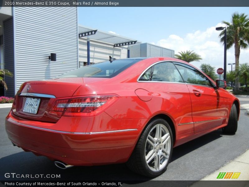 Mars Red / Almond Beige 2010 Mercedes-Benz E 350 Coupe