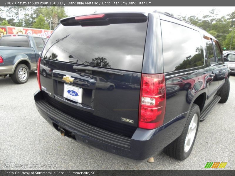 Dark Blue Metallic / Light Titanium/Dark Titanium 2007 Chevrolet Suburban 1500 LT