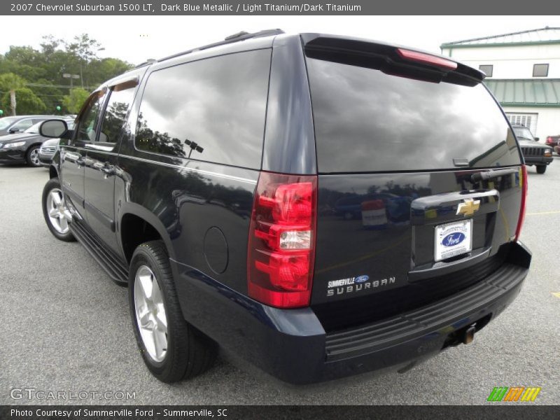 Dark Blue Metallic / Light Titanium/Dark Titanium 2007 Chevrolet Suburban 1500 LT